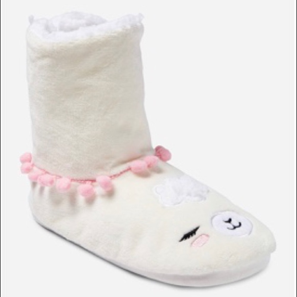 Llama slipper booties - Picture 1 of 8